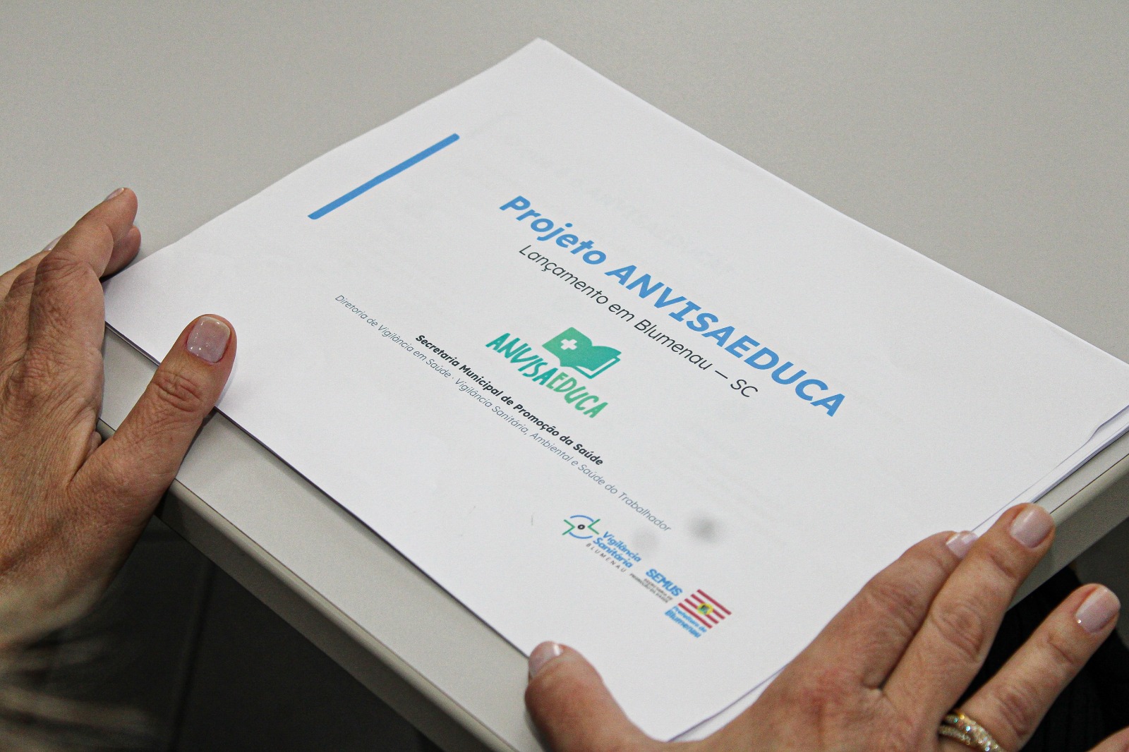 Mais de mil estudantes participarão do projeto AnvisaEduca em escolas de Blumenau