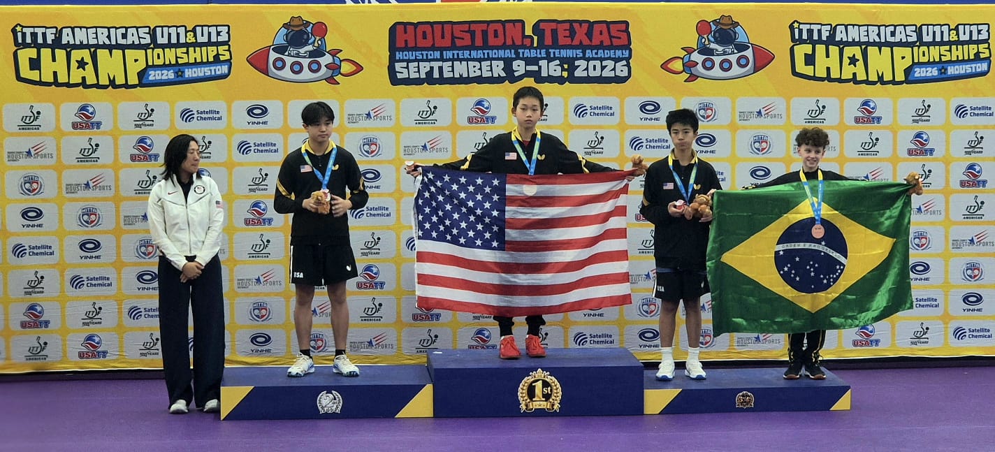 Mesatenista de Blumenau conquista bronze no Pan-Americano nos Estados Unidos