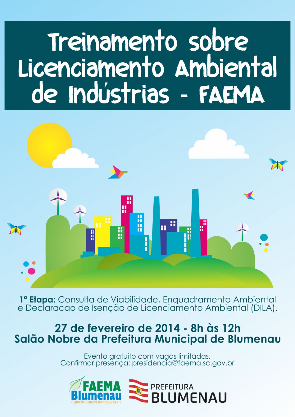 Treinamento de Licenciamento Ambiental de Indústrias nesta quinta