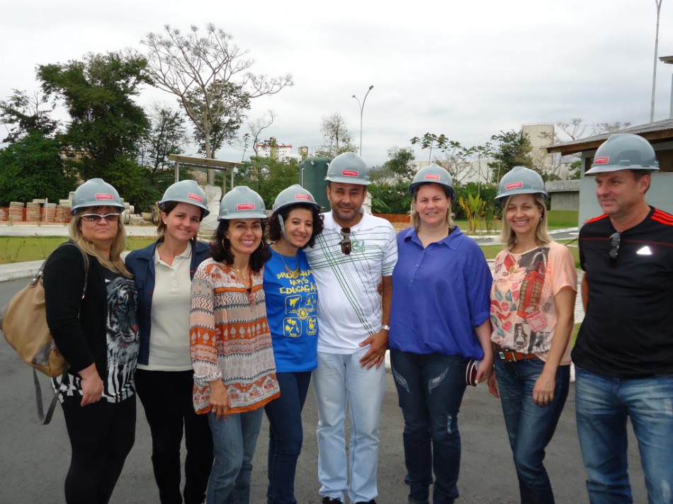 Coordenadores do Programa Mais Educação visitam Estação de Tratamento de Esgoto