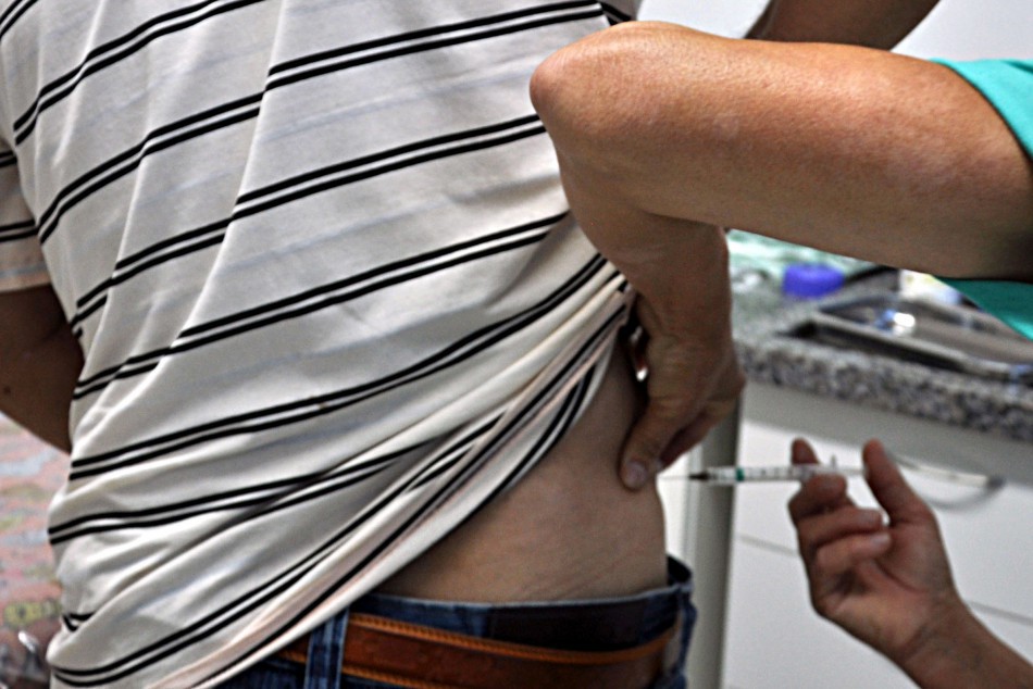 Vacinação contra a gripe na rede pública atinge 22% do total previsto