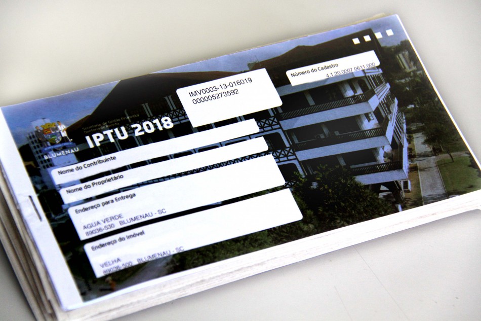 Contribuinte pode emitir segunda via do boleto do IPTU pela internet
