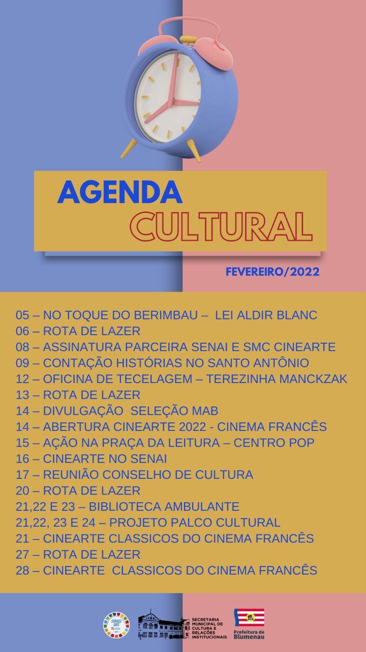 SMC divulga agenda cultural de fevereiro