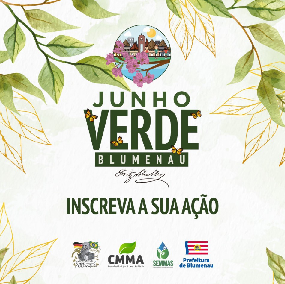Blumenau com diversas atividades do Junho Verde neste final de semana