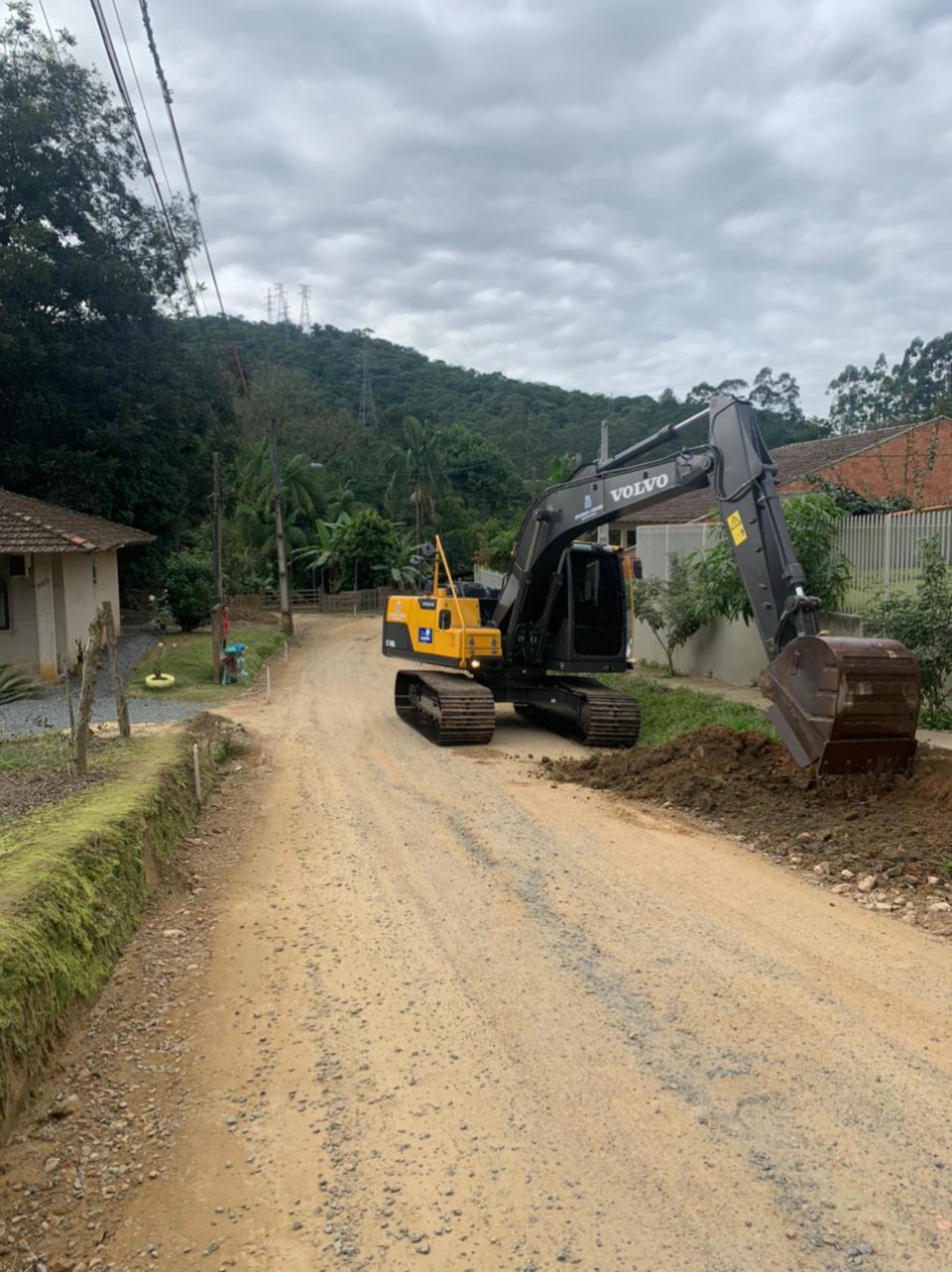 Pavimentação da Rua Luiz Krutzch inicia nesta semana 